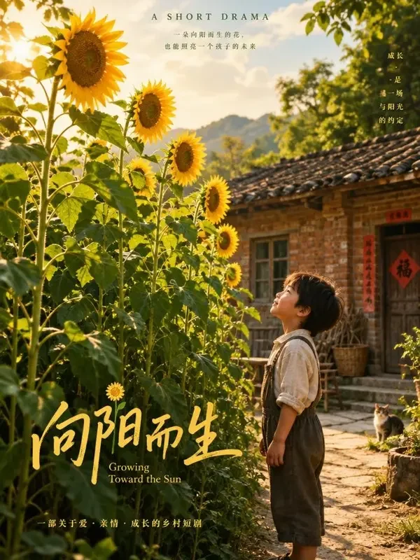 《老屋门前的向日葵》- 东方影视亲情治愈短剧封面